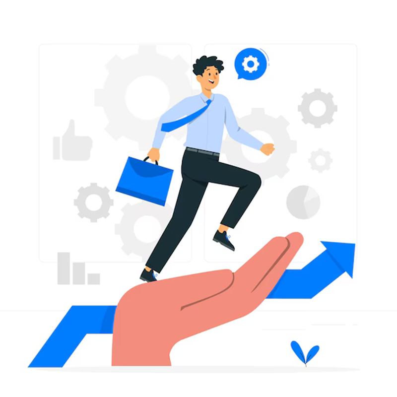 Business Support Illustration